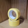 Yellow Washi Acrylic Paper Tape roll for clean paint lines and delicate surface protection
