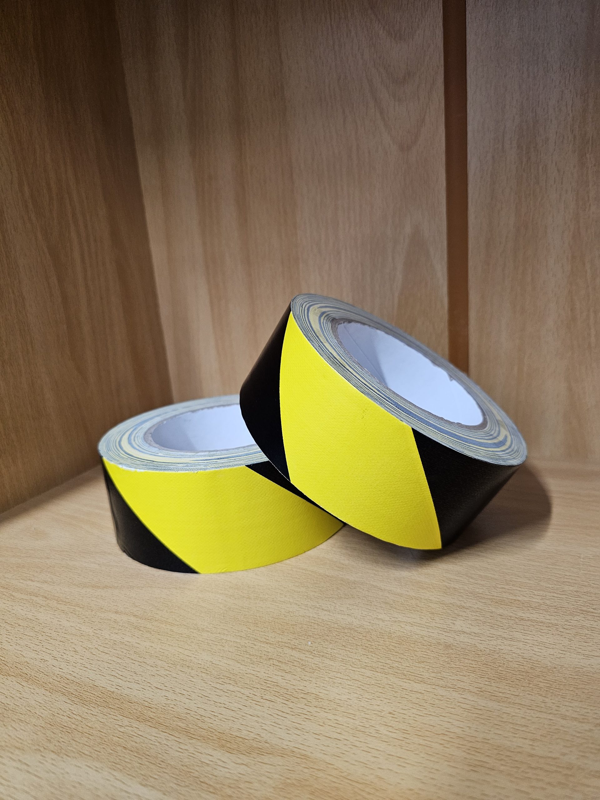 Hazard Tape Black / Yellow 48mm x 25m