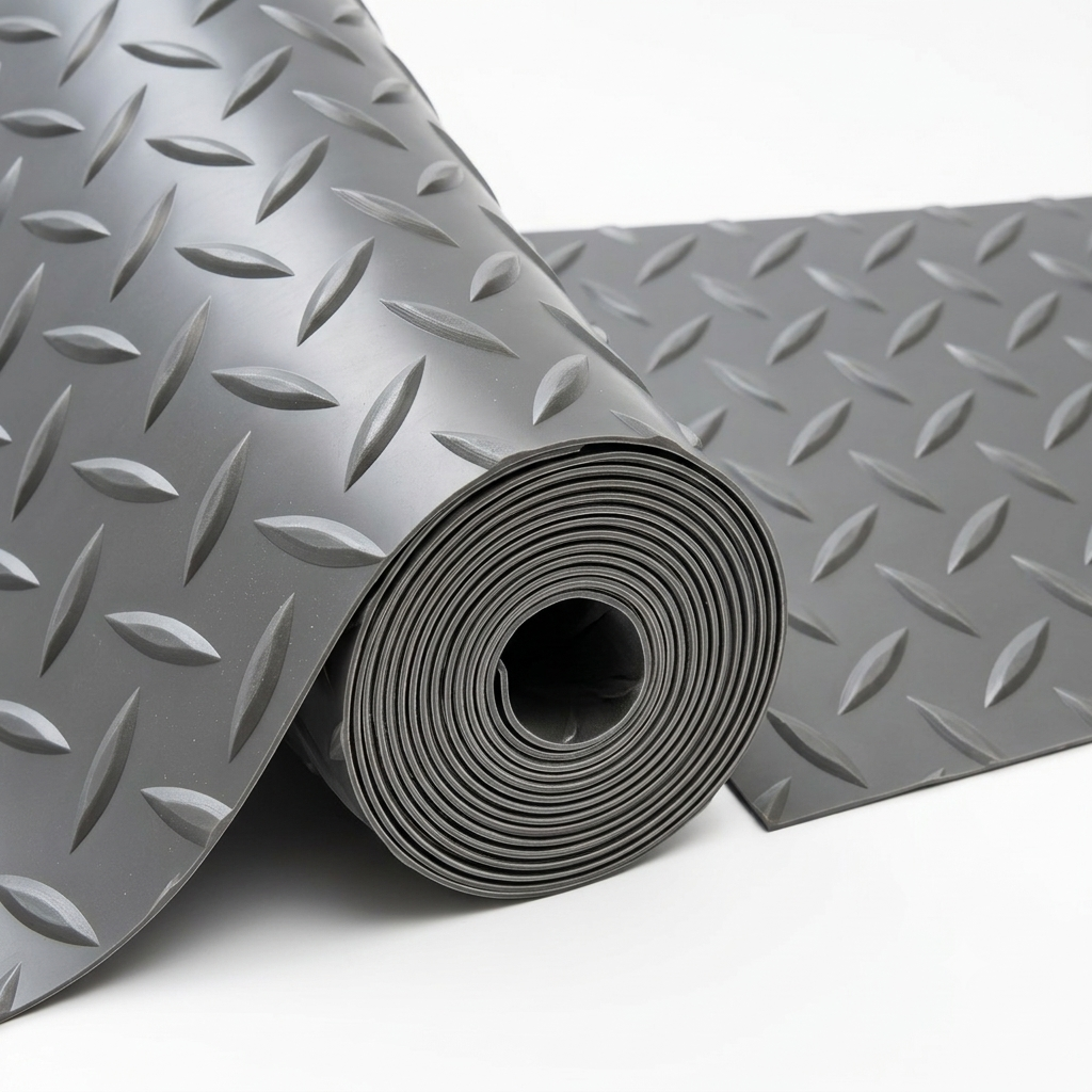 Anti-Slip Flame Retardant Rubber Floor Protection Matting