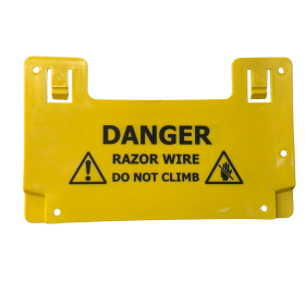 Razor Wire Sign - Ultimate Solutions