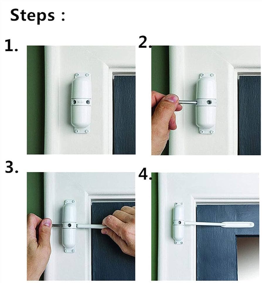 White Spring Door Closer - Image 5