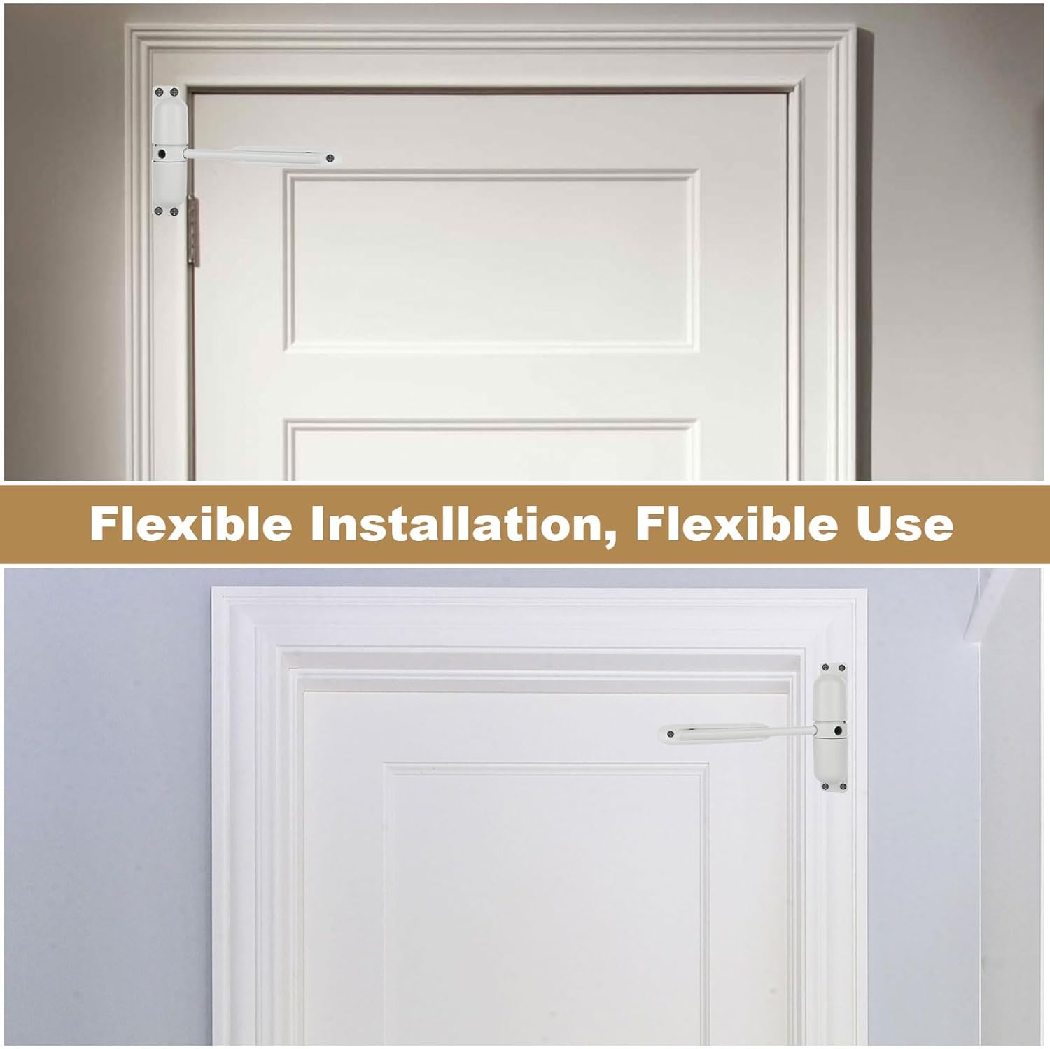 White Spring Door Closer - Image 4