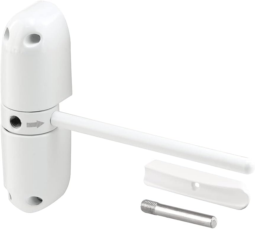 White Spring Door Closer