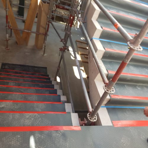 Recycled Rubber Stair Protection