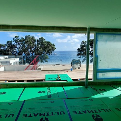 Ultimate Impact Board Installation at a Residential Construction Site