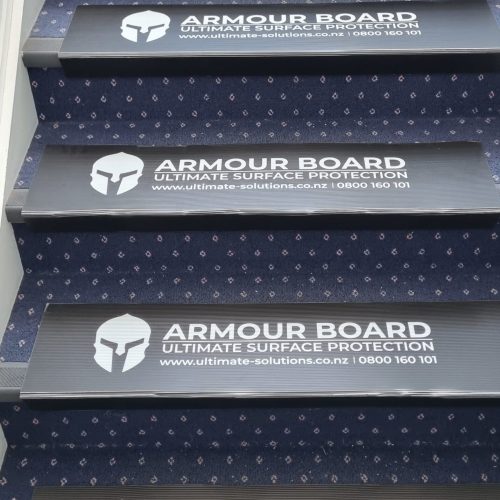 Alternative view of Stair Tread & Riser Protection - 20 Pack