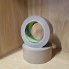 Roll of eco tape made from saturated crepe paper with natural rubber adhesive