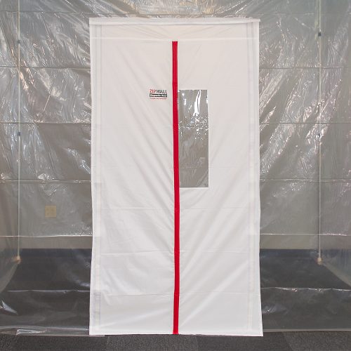 Alternative view of ZipWall® Magnetic Door Unit