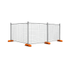 Heavy duty temporary fencing